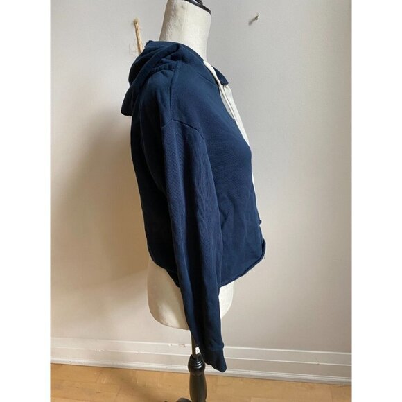 MAAJI Loungewear sweatshirt women BNWOT hoodie sz medium NEW indigo - Picture 3 of 6